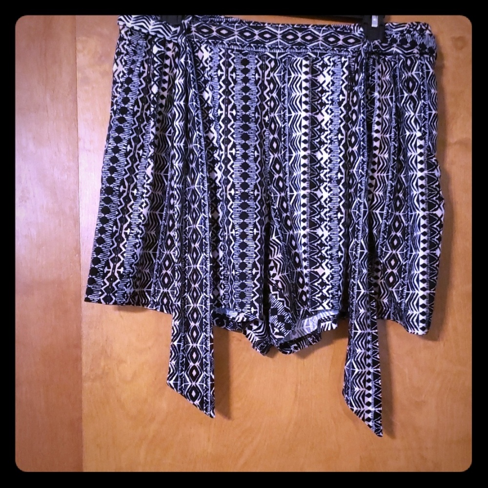 Tribal print shorts
